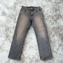 UNIQLO ユニクロ レギュラーフィットストレートジーンズ 髭落ち