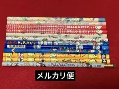 サンリオ　昭和〜平成レトロ　キャラクター鉛筆まとめ売り12本セット　未使用品