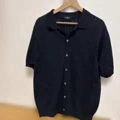 PLST 黒 半袖 ニット Lサイズのサムネイル