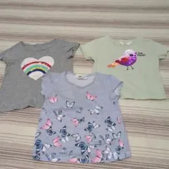 H&M　GAP　100サイズ　女の子　 Tシャツ　3点セットのサムネイル