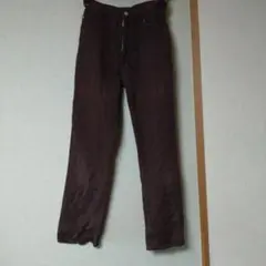ブラウン ジーンズスタイル 長ズボン