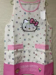 ハローキティ　エプロン　保育士