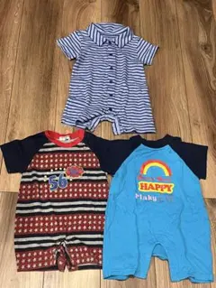 ベビー半袖ロンパース3点セットまとめ男の子