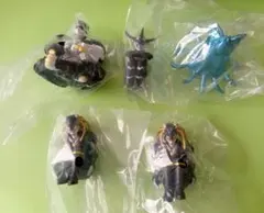 仮面ライダーオーズ グリード まちぼうけ　４セット ガチャガチャ