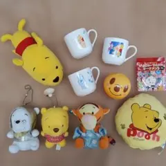 くまのプーさん ぬいぐるみ・マスコット ・ミニコップセット