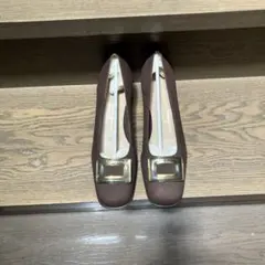 Ferragamoフェラガモ　ブラウン バレエフラットシューズ 7のサムネイル