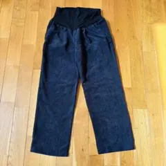 ダークネイビー マタニティパンツ M