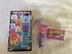 BT21 MANGライトスティックチャーム＆ミニカセット型チャーム