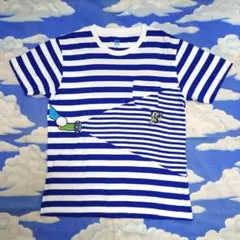 ◆462◆グラニフ◆ドラえもんボーダーTシャツ◆グラニフ◆藤子・F・不二雄◆青◆のサムネイル