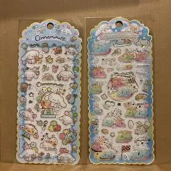 シナモロール　ドロップジュエリー風　ぷくぷく　ぷっくり　シール　ステッカー