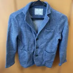 ZARA ニットジャケット ブルー 7-8歳 128cmのサムネイル