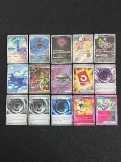 ポケモンカードゲーム 15枚 まとめ売り メガジガルデSR ラッキーAR 等