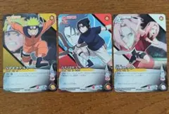 NARUTO 疾風伝 カードゲーム うずまきナルト うちはサスケ 春野サクラ