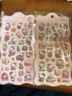 ハローキティ ボンボンドロップ風シール 2シートセット