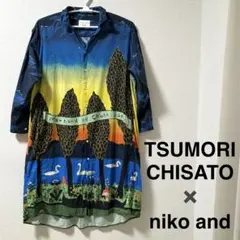希少！TSUMORI CHISATO × niko and シャツワンピースのサムネイル