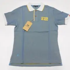 ロサーセン 定価11000円 吸水速乾 ブルー 半袖ゴルフシャツ ポロシャツ M