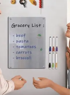 新品未使用　アクリル　クリアメモボード