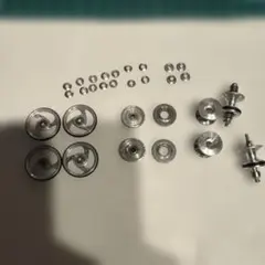 ミニ四駆　オールアルミベアリングローラー色々セット
