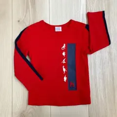 美品〖hakka baby〗恐竜プリント 長袖Tシャツ