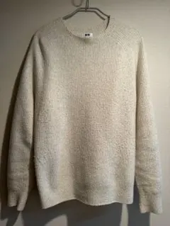 ユニクロ 3Dスフレヤーンクルーネックセーター（長袖）