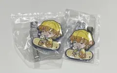 【新品未使用】鬼滅の刃 善逸 セット キャラばんちょうこうヘアクリップ 無限城編