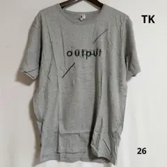 TK プリント Tシャツ グレー サイズ4 未着用
