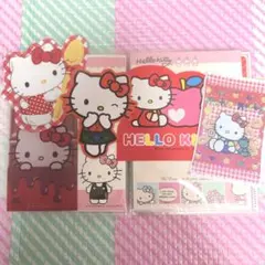 キティ　メモ帳　おすそ分けファイル　ダイカット　サンリオ　デザインメモ