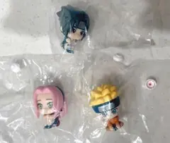 NARUTO まちぼうけ ナルト・サクラ・サスケ フィギュアセット