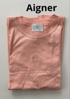 【Aigner】ロゴ刺繍コットンTシャツのサムネイル