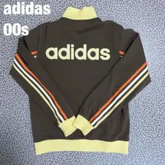 【adidas 00s】ジャージ 古着　ベージュ　ロゴ入り　短丈