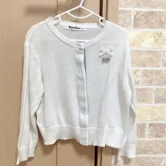 familiar ファミリア　カーディガン 90cm ホワイト