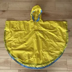 【値下げ】mont-bell イエロー レインポンチョ　95-125サイズ