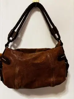 良品✨GERARD DAREL ハンドバッグ レザー ブラウン 大容量 - メルカリ