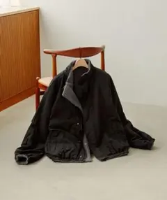 リバーシブル ナイロン×フリース オーバートラックブルゾン