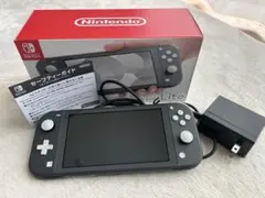Nintendo Switch Lite グレー 本体 ACアダプター付き 美品
