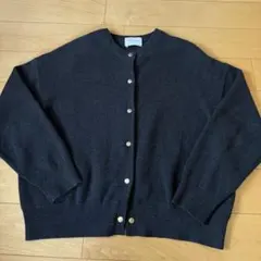 UNITED ARROWS ダークグレー カーディガン