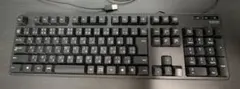 ELECOM 有線キーボード 本体 ブラック