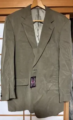 カーキ テーラードジャケット LLサイズ