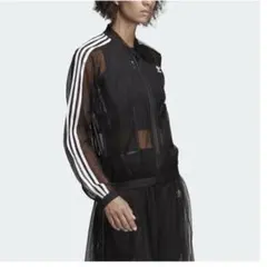 adidas アディダス シアー シースルー ブルゾン ジャケット - メルカリ