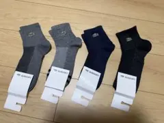 LACOSTE ソックス 4足セット メンズ 24〜26cm