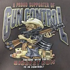 ヴィンテージ　Tシャツ　カウボーイ　ライフル　ブラックジョーク　銃規制　プリント
