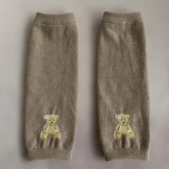 -美品- POLO baby ベビー レッグウォーマー ブラウン