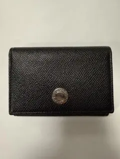 【美品❣️金具部に小傷有⚠️】ブルガリ クラシコ 名刺入れ レザーブラックのサムネイル