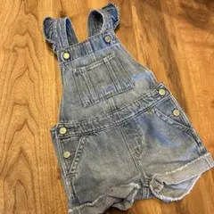 GAP デニム ショートオーバーオール 18-24ヶ月