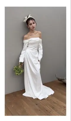 DRESS PRODUCTION (W305)オフショルドレス