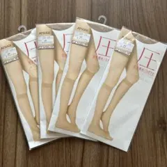 新品 アツギ 膝下ストッキング 圧　4足セット