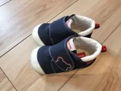 ミキハウス ネイビー ベビーシューズ　13.5cm