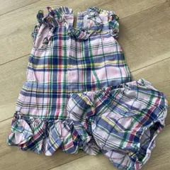 Ralph Lauren チェック柄ワンピース 6M
