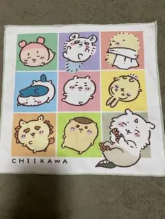 ちいかわ　マルチタオル　みんなでおやすみ　ハチワレ　うさぎ　モモンガ　シーサー