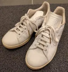 スタンスミス TOMORROWLAND別注白×ベージュ 27cmコラボモデル
